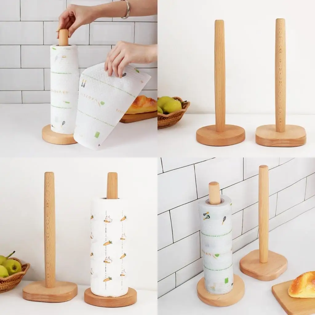 

G6KF Stylish Sturdy Kitchen Towel Holder with Decorative Lovely Charm Accessory