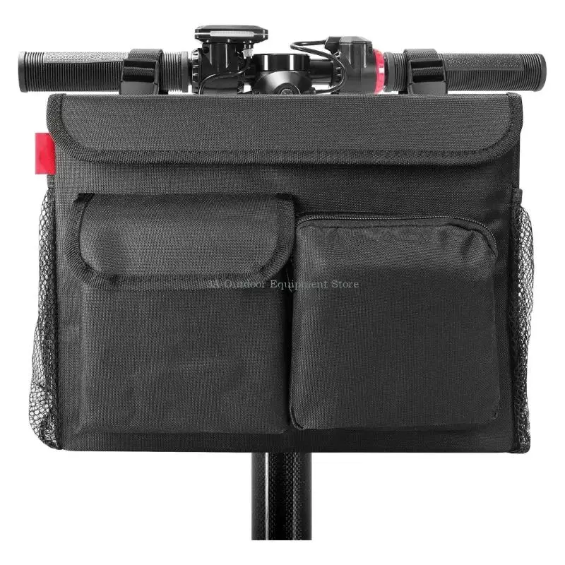 Scooters Bag With Cup Holder And Padded Laptop Pocket Mobility Scooters Organizers for Strollers Walkers Chair Accessory