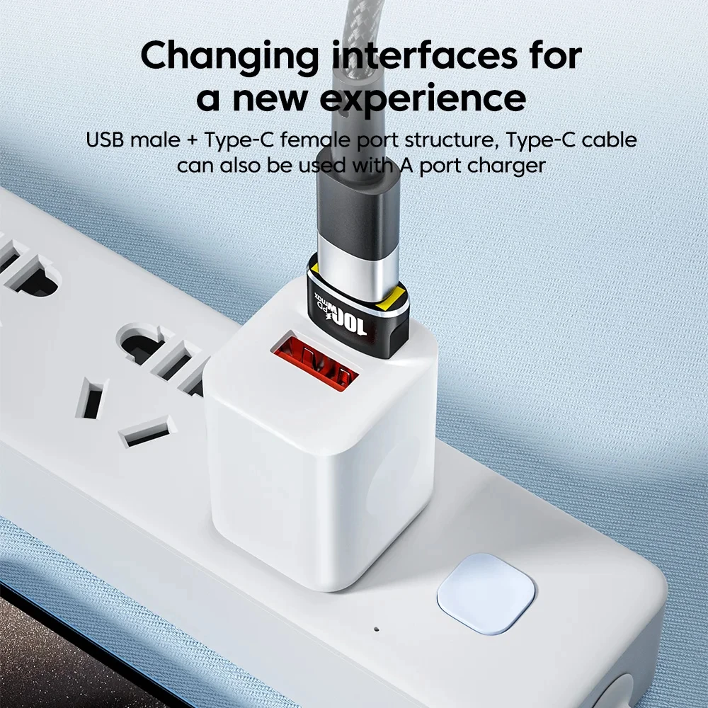 Nnbili pd 100w otg adapter usb zu typ c konverter USB-A männlich zu usb c weiblich stecker zum laden der daten übertragung kabel gebundenes headset