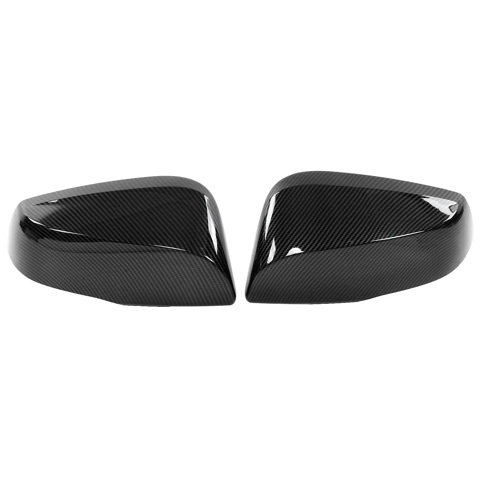 

2Pcs Carbon Fibre Style Rearview Mirror Cover Door Mirror Housing Car Side Mirror Cap Replacement for Toyota highlander 2022+