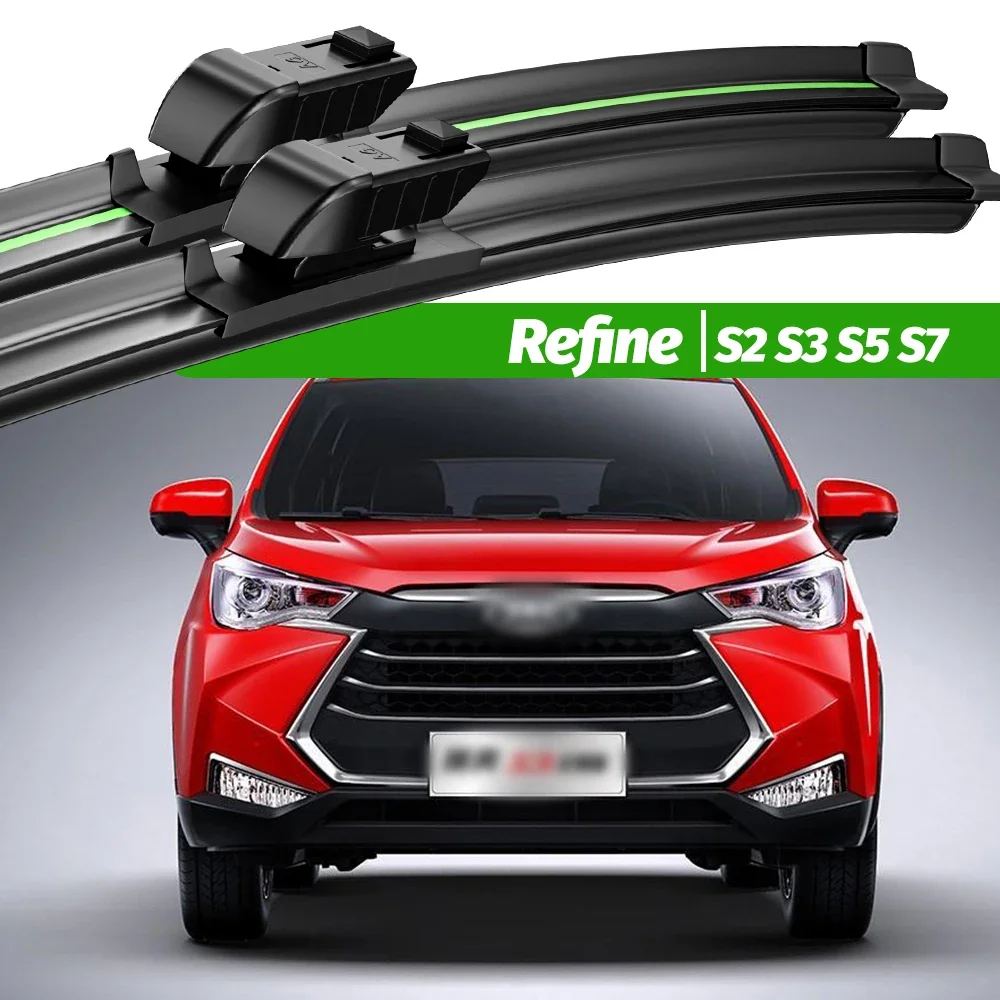 

For JAC Refine S2 S3 S5 S7 2013-2023 2pcs Front Windshield Wiper Blades 2014 2016 2018 2020 Windscreen Window Accessories