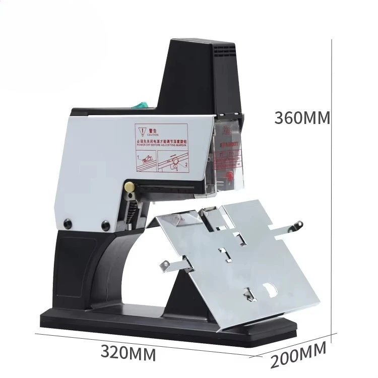 Saddle And Flat Stapler Electric Stapler Machine ST-1000T Solid Metal Stapler