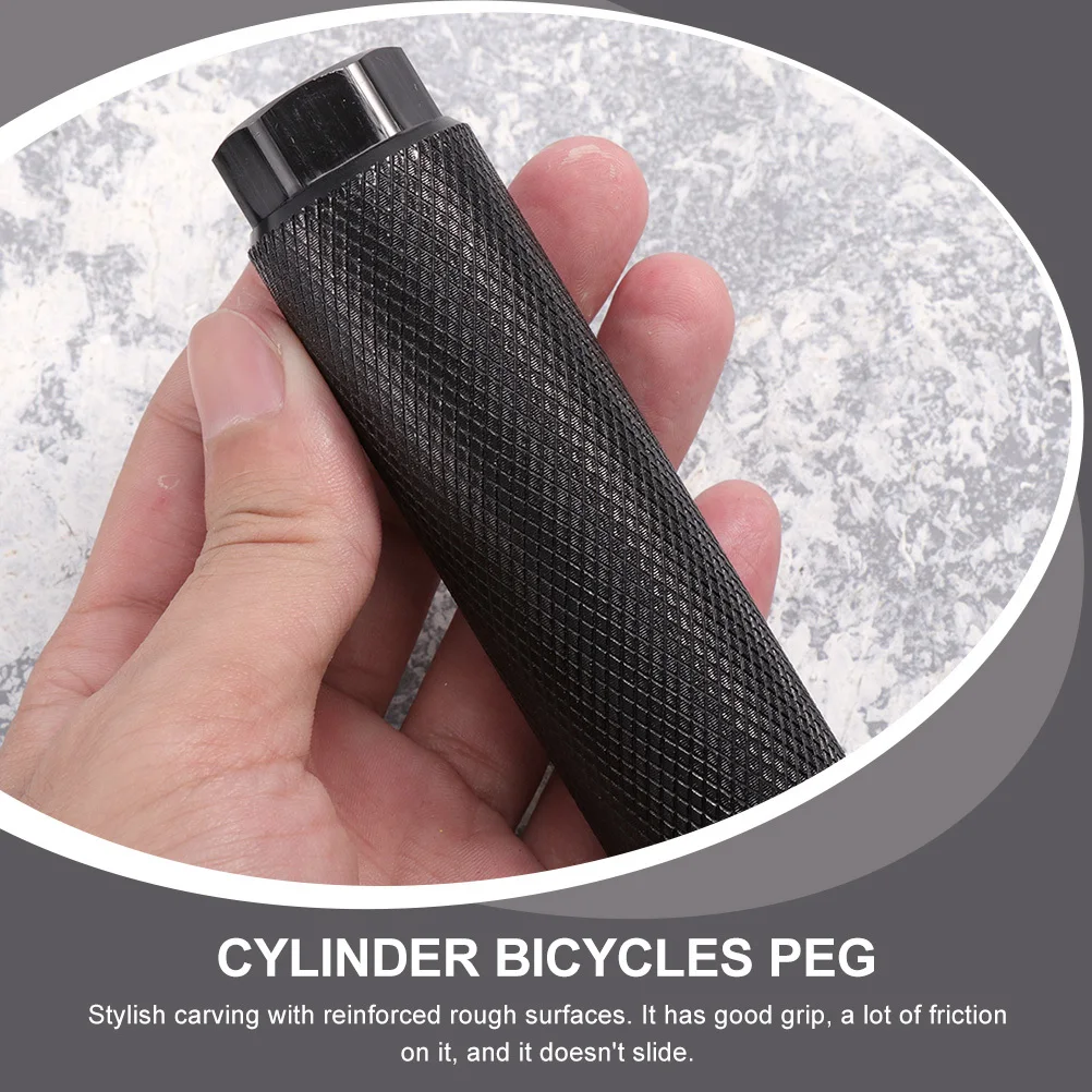 

1Set High-Grade Aluminum Bike Pegs Stylish Carving Reinforced Rough Surfaces Wear-Resistant Compact Cycling