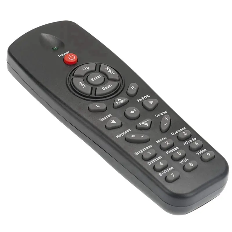 ABKN Replacement Projector Remote Control for Optoma X115 EP726S EP7255 EP3225, Black