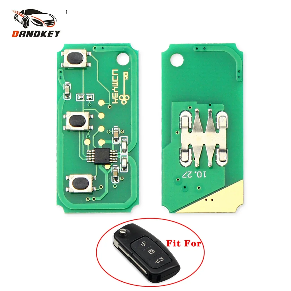 

Dandkey 3 Buttons ASK Flip Folding Car Remote Control Key Electronic Circuit Board Fit For Ford Focus 2 3 Mondeo Fiesta Key