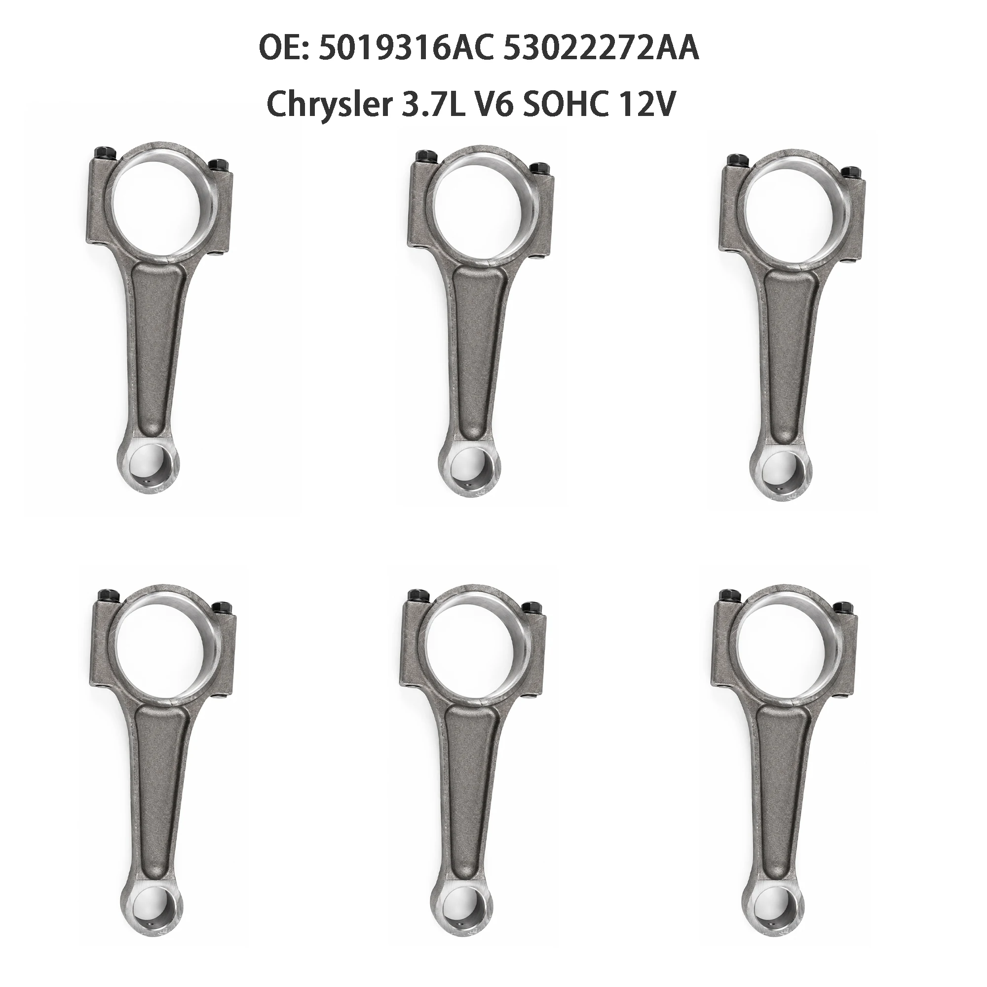 Engine Connecting Rod 53022272AA For Jeep Liberty Grand Cherokee 2005-2010 Dodge Ram1500 2500 3500 Dakota Durango 3.7L V6