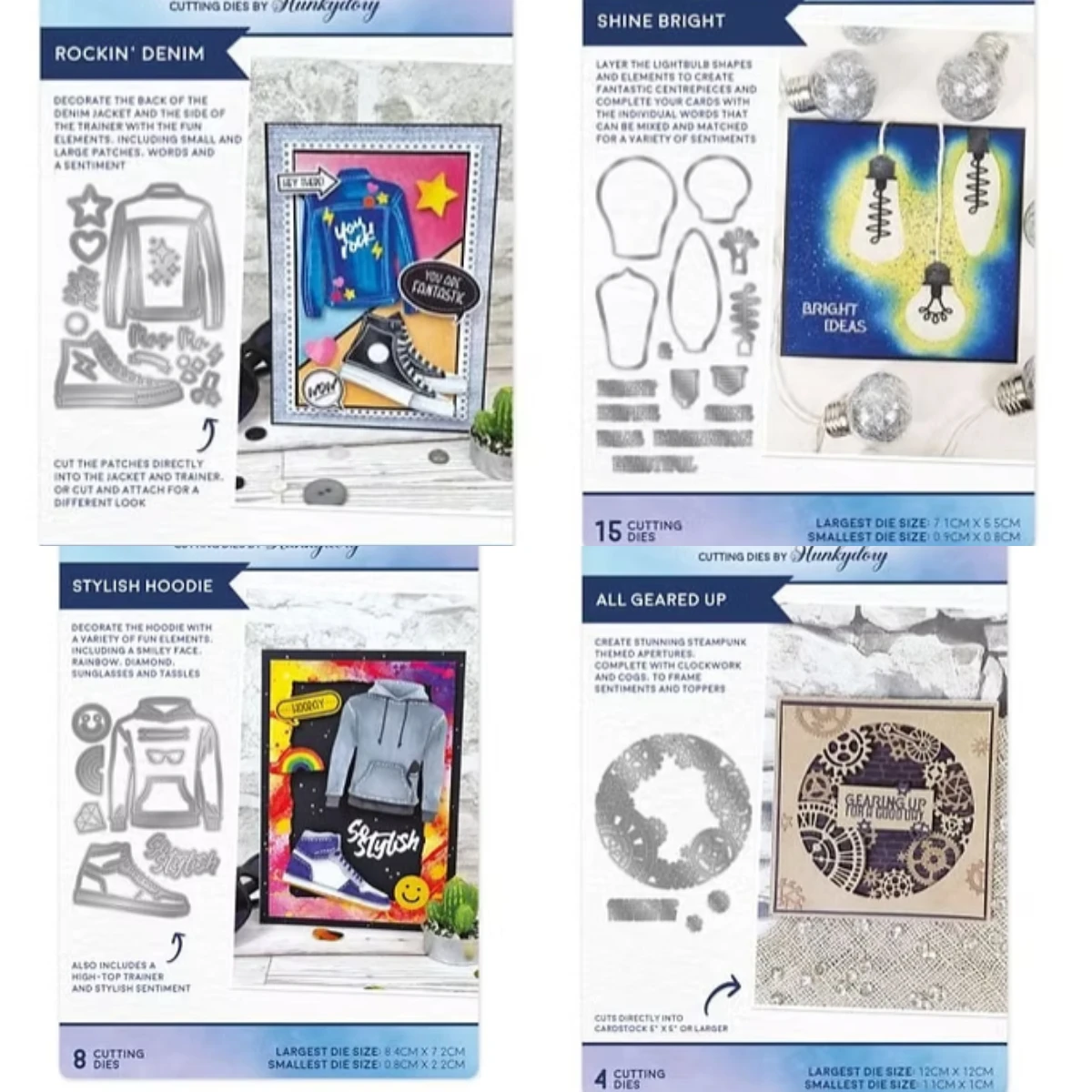 Boîte 2025 nouvelles matrices de découpe Scrapbook journal décoration pochoir modèle de gaufrage bricolage carte de voeux à la main