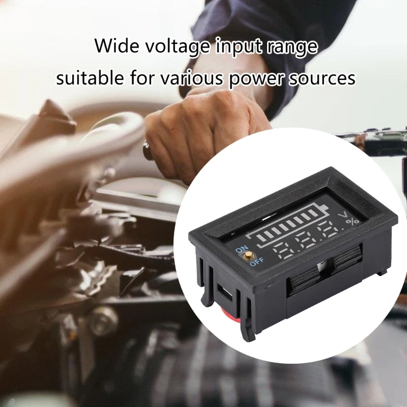 367D Accuracy LED Reader Voltmeter for Electronic Hobbyists & Vehicle Modders
