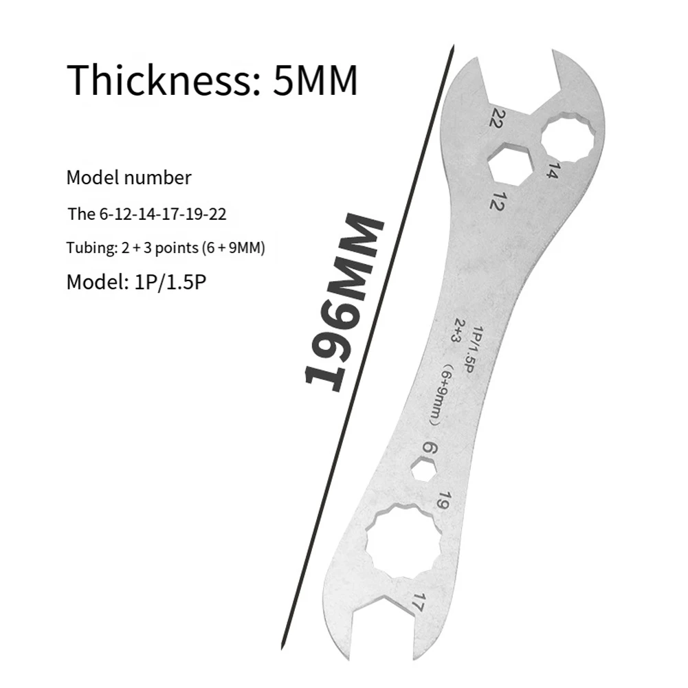 

Multifunctional Wrench Air Conditioner Tool Ergonomic Grip Heavy-duty Construction High Torque Capability For Air Conditioner
