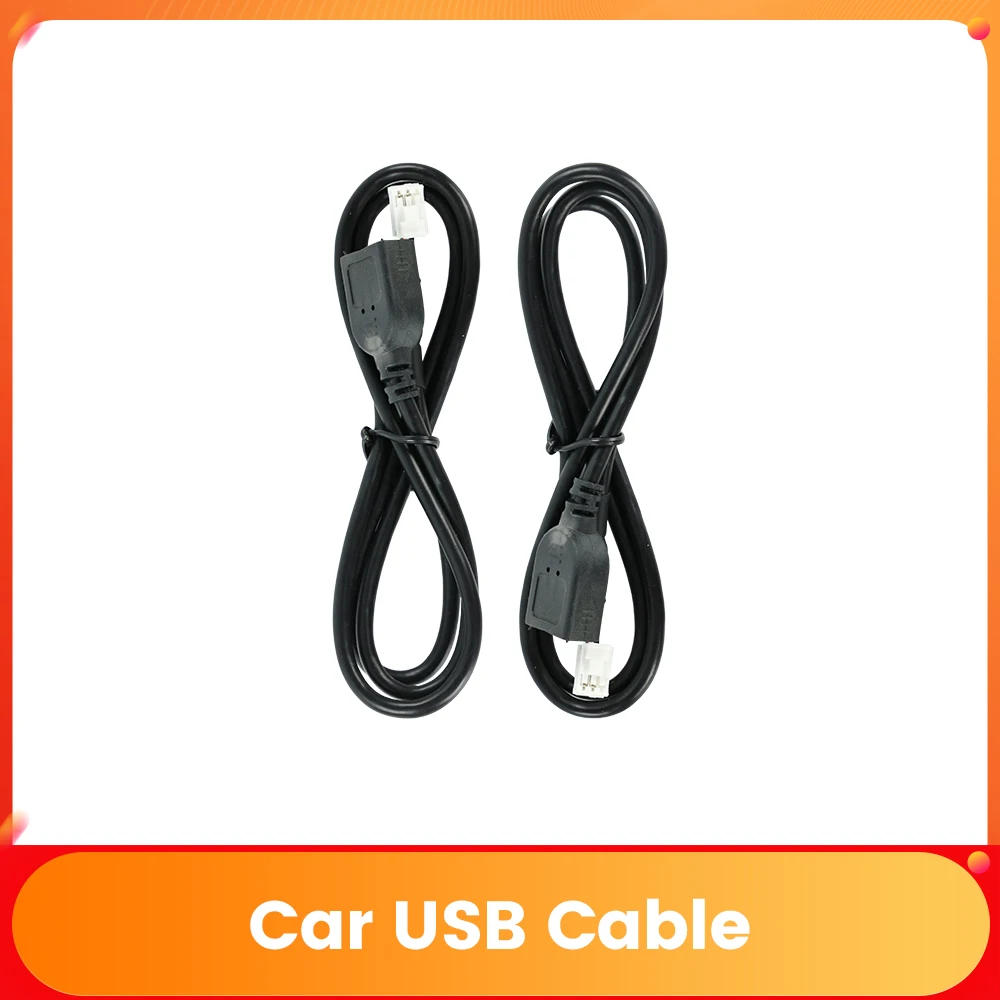 Android Radio USB Cable Accessories 4 PIN 6 PIN Wiring Harness Universal Cable Adapter