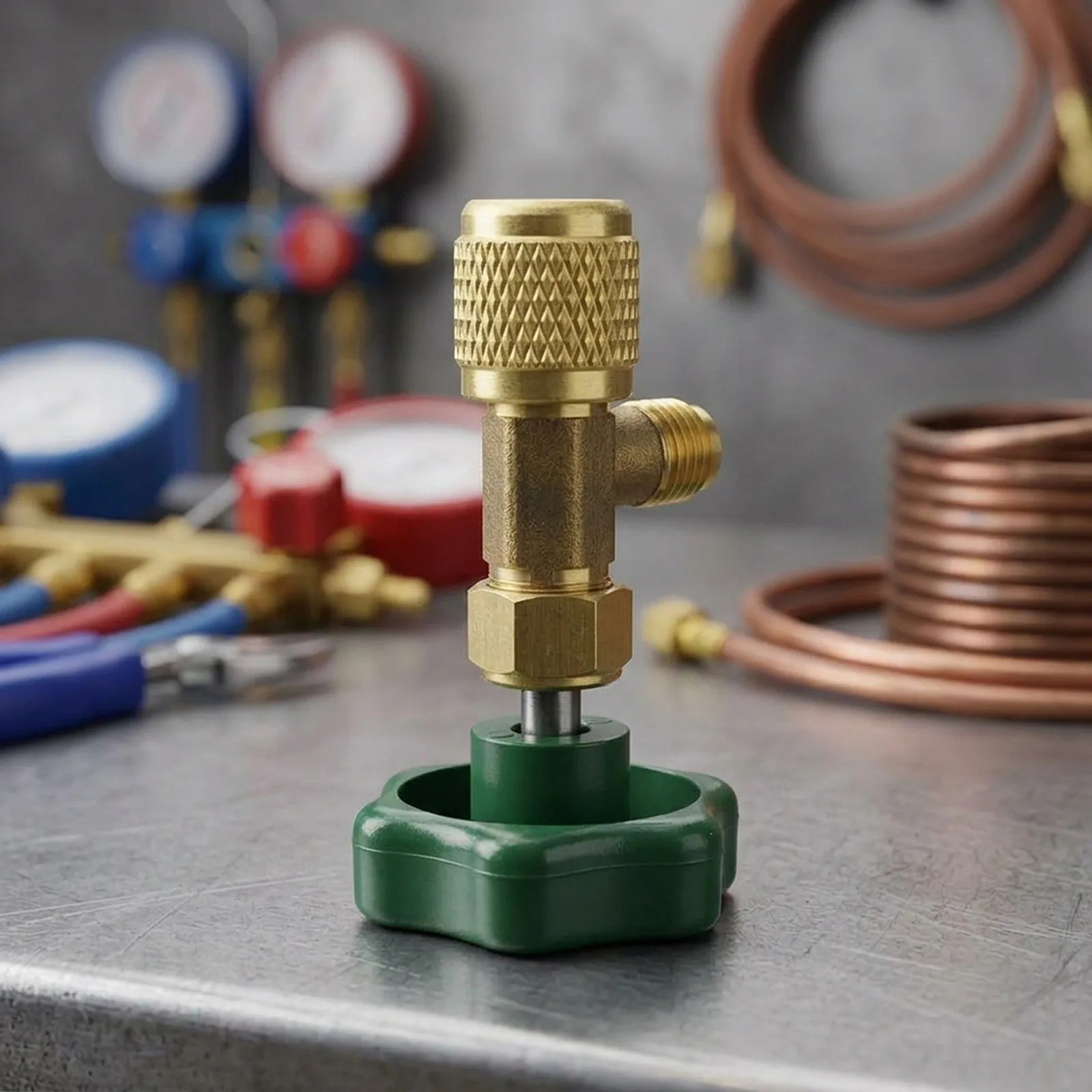 Useful Valve Bottle Opener Green Heating R22 R410A Refrigeration Spare Tool Accessories Air Conditioners Useful