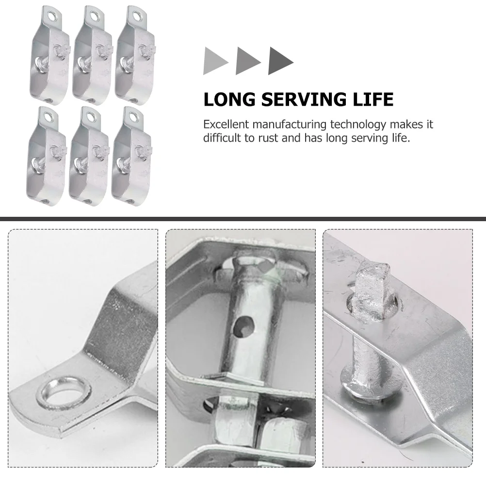 6 Pcs Heavy Duty Wire Tightener Fencing Line Steel Cable Tensioner Metal Rope Fastener Lifting Chain Fitting Durable Steel Wire