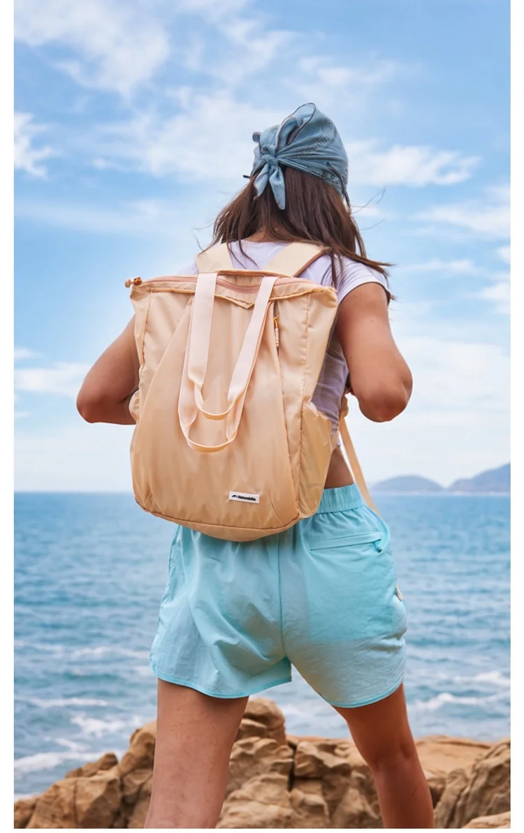 Naturehike Oxygen 18L Handtasche, tragbarer, faltbarer Rucksack, ideal für Wanderungen und Reisen, ultraleichte Aufbewahrungstasche, große Kapazität, Tragetasche. – Detail 14