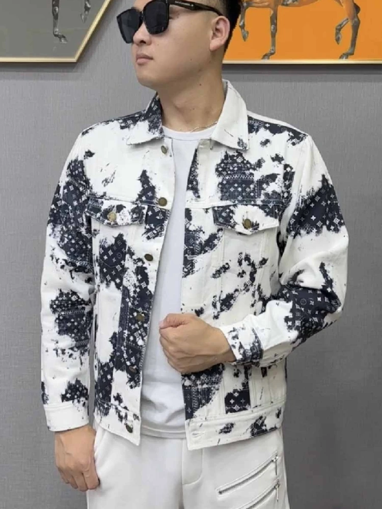 

Мужская осенняя куртка с откидным воротником, удобная высококачественная модная универсальная куртка Haome, модная, элитная, европейская, крутая