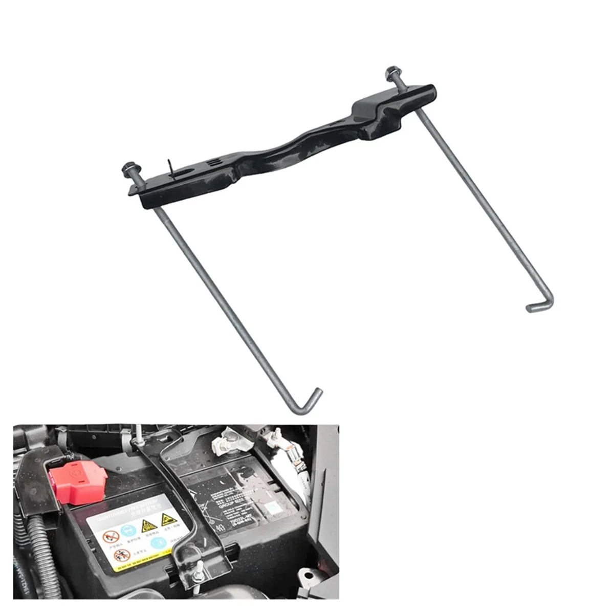 Auto Batterij Tie Plaat Hold Down Kit Auto Batterij Hold Down Stand voor voor Accord 2003-2007 31512-SDA-A00
