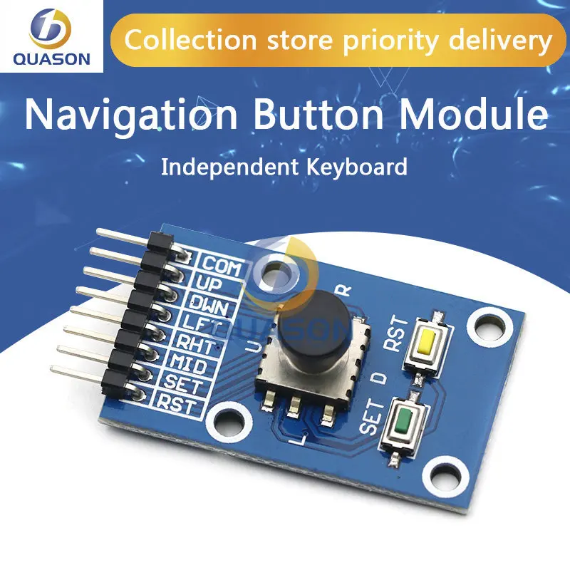 Five Direction Navigation Button Module for MCU AVR Game 5D Rocker Joystick Independent Keyboard forArduino Joystick Module