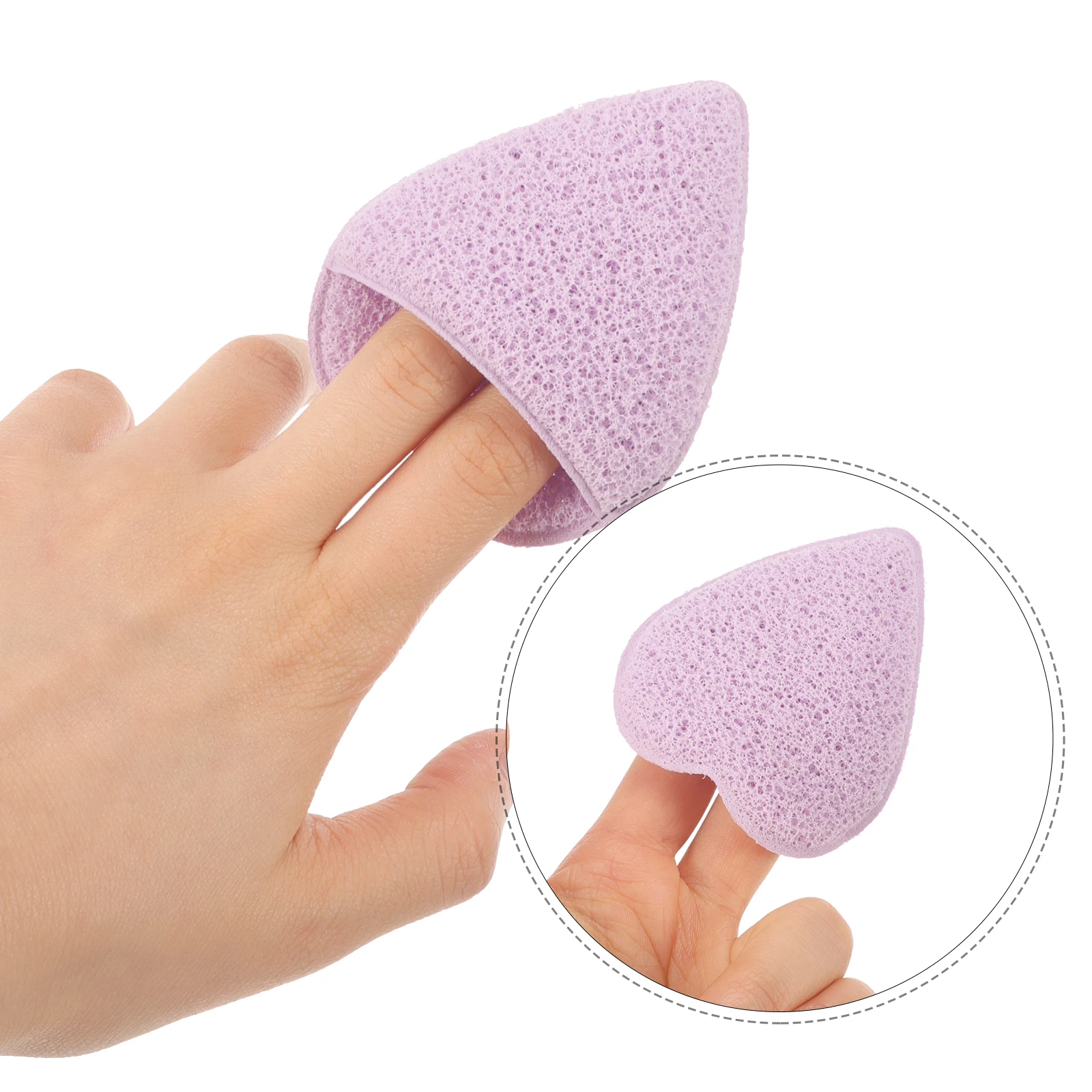 Esponja exfoliante de limpieza Facial gruesa, limpieza profunda de poros, eliminación de aceite, depurador Facial, herramienta de cuidado de la piel para eliminación de maquillaje