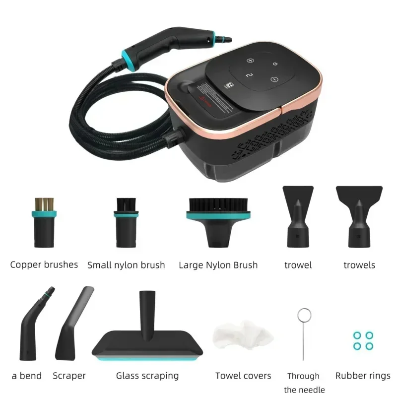 220V 1250ml High Pressure Cleaning Steam Machine Car Eauty Industry Steam Cleaning Machine Multifunctional Portable Cleaner 썸네일 5
