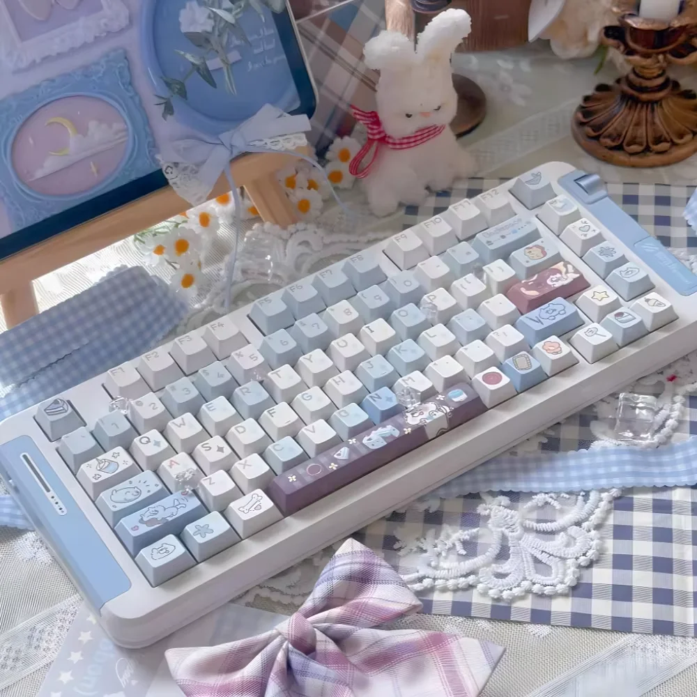 Cat Maiden Keycap for Mechanical Keyboard 95 Keys Cherry Thermal Sublimation Personalized 60 84 98 108