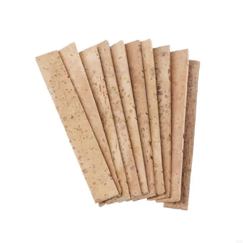 H0XE 10 Pcs/Lot  Cork Sheet Clarinet Neck Joint Instrument for Saxophones Musical Instruments Accessories