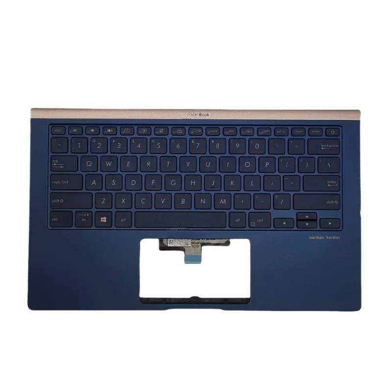 M New for Asus Zenbook PE544uB UX433 UX434 U4300F Palmrest Case US Backlit Keyboard