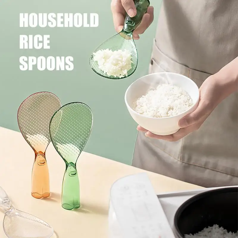 

Easy To Grip Rice Spoon Paddle Durable Non Stick Rice Scooper Creative Rice Spatula Cooking Utensil Rice Spoons For Serving Rice