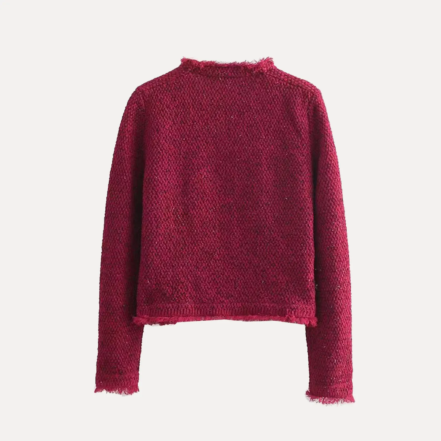 Z Cappotto da donna Faion casual lungo allentato Sve Plaid ort 2025 Nuovo Sle Pendolarismo Sle Senza bottoni Colore puro Abbigliamento quotidiano