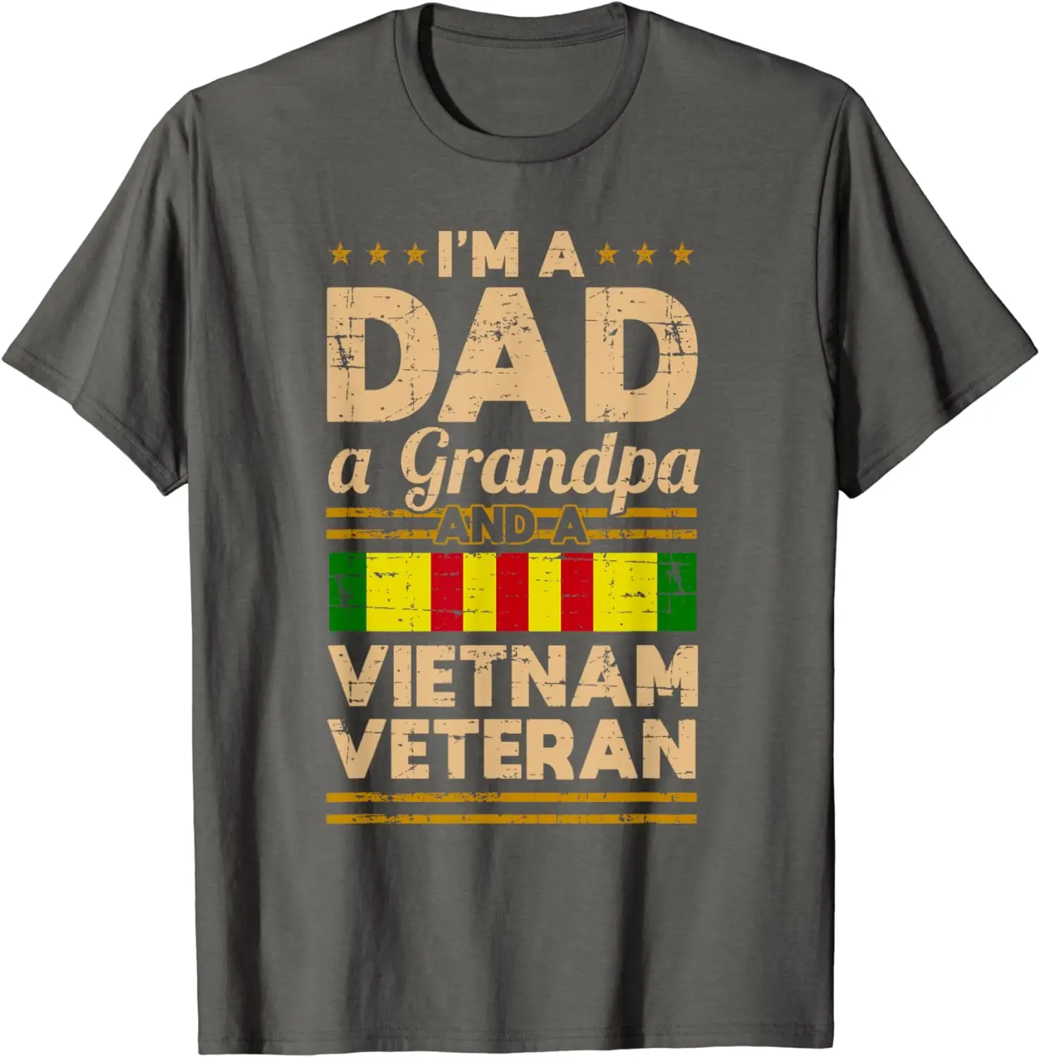 Dad Grandpa Vietnam Veteran Vintage Shirt Men's Gift T-Shirt