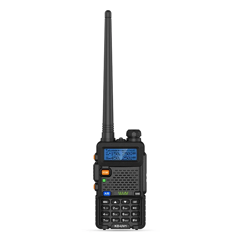 

WLN Walkie Talkie KD-UV1 High Reliability of signal Reception Good Quality Advanced Communication Screen Display Walkie-talkie