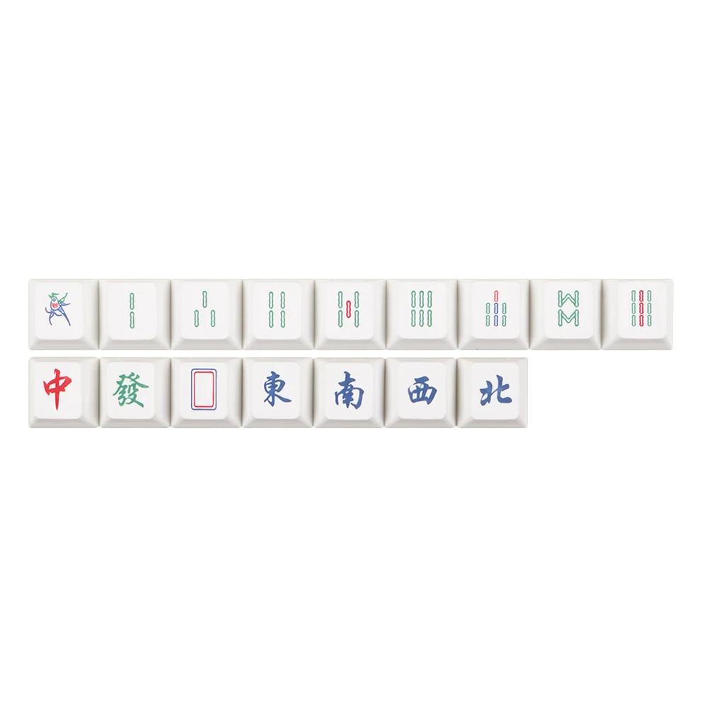 

16PCS Dye Sublimation PBT Key Caps Mechanical Keyboard Replacement Keys iginal Height Matte Finish Gaming Accessories