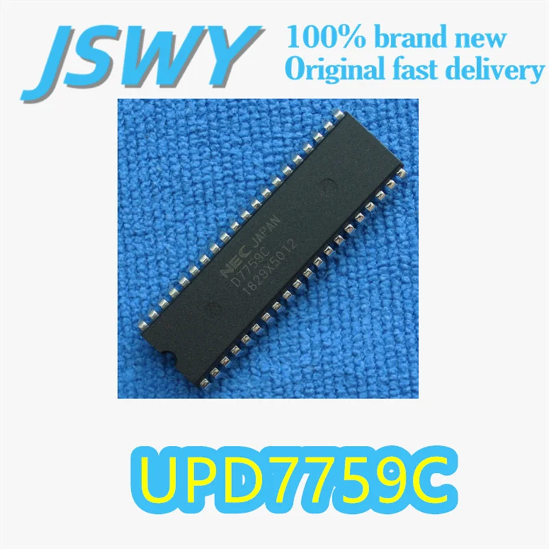 

(5/50 pieces) UPD7759C Original Silk-Screen D7759C DIP-24 Package ADPCM Voice Synthesis Chip 16kHz Sampling Rate Electronics