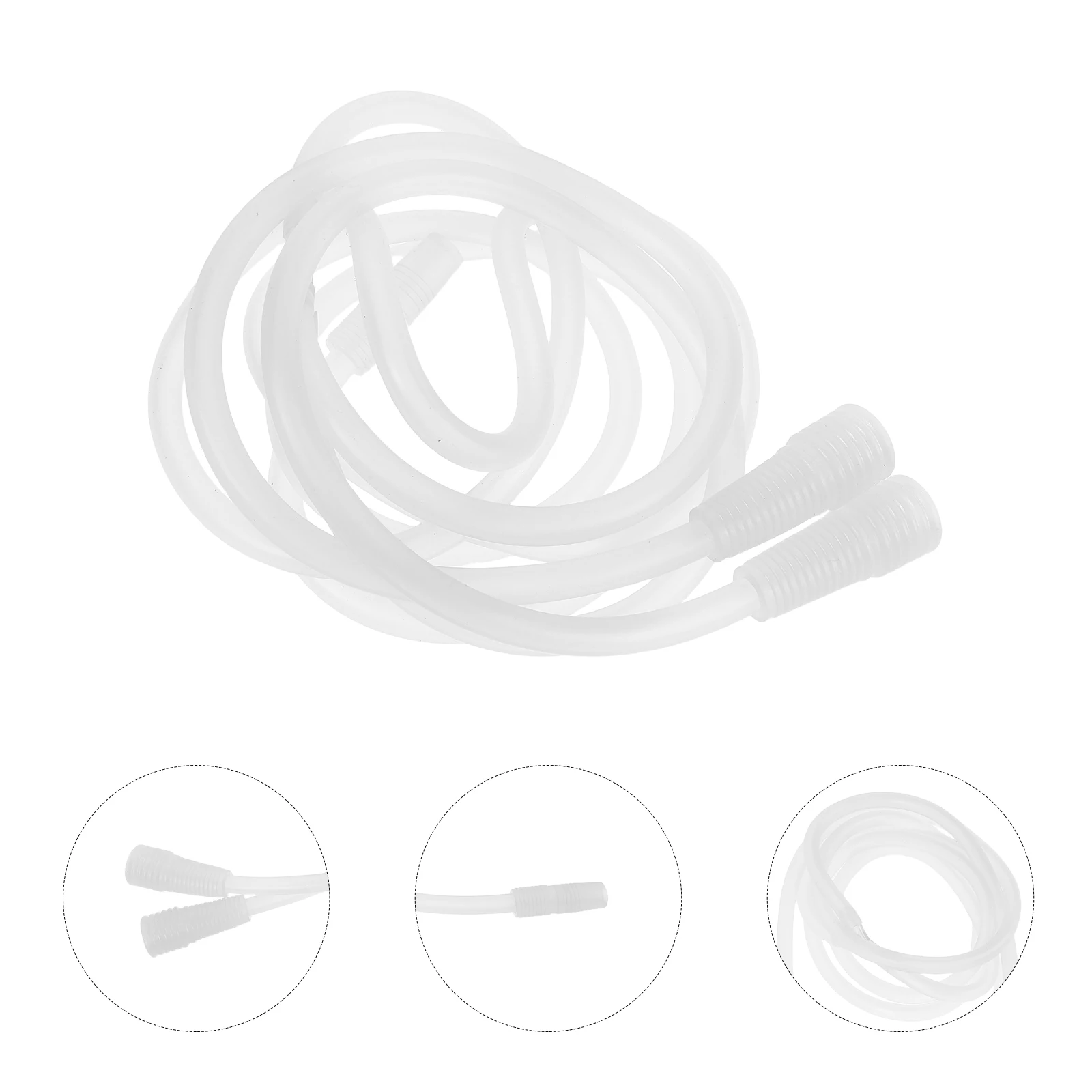 

Flexible Oxygen Machine Hose 60Cm Clear Pvc Tubing For Facial Suction Cupping Systems Device Connector