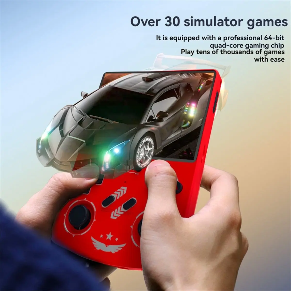 T691C Tools-R40XX Handheld Retro Video Game Console 4.2inch Screen 64G 18000 Game WIFI GamePad Linux OS Supports 30+ Emulators B