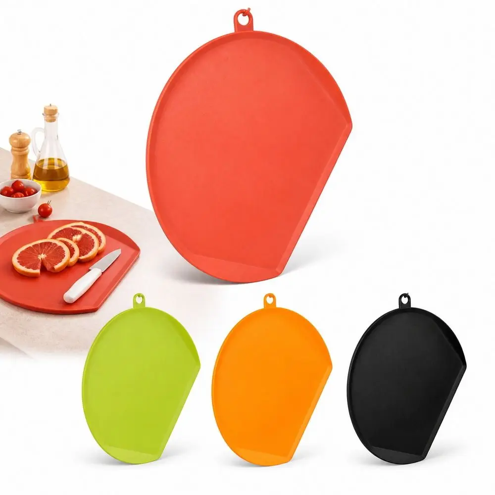 TPU Antibacterial Cutting Board Anti Mold Silicone Chopping Board Double Sided Hanging Fruit Vegetable Cutting Board
