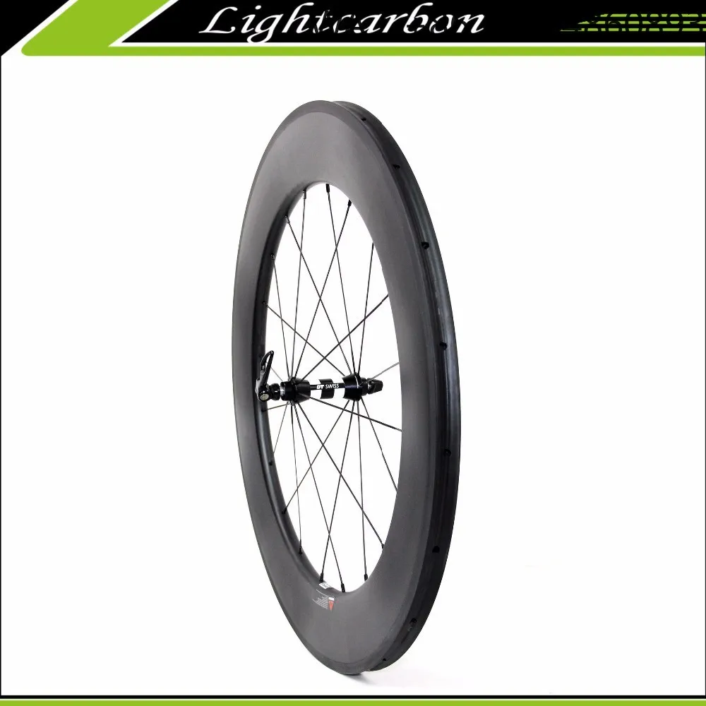 Roues en carbone légères 700C 55 mm, roue en carbone tubeless clincher avec moyeu 240S, pièces de mise à niveau durables pour vélo de route