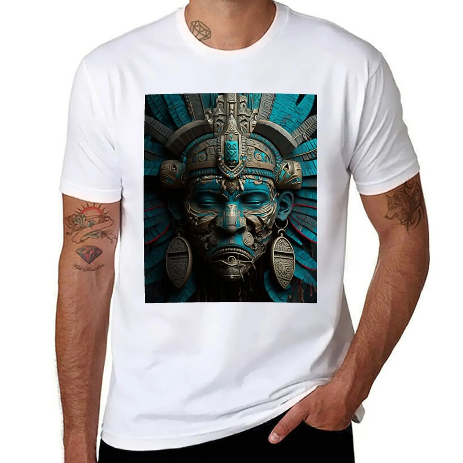 Mayan T-Shirt t shirts for man cotton funny man t shirts high quality luxury brand T-Shirt