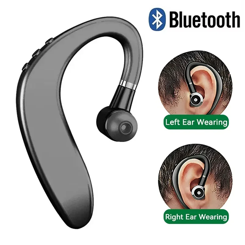 Handsfree Calling Headphones Comfortable Ear Hook HiFi Stereo Sound For iPhone Xiaomi Huawei Phone Sport Business Audio Tools