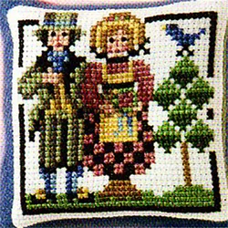 ZC152 Cross stitch kits Cross-stitch embroidery sets Needlework set threads Pin Needle Cushion Biscornu Counted Cross-Stitching
