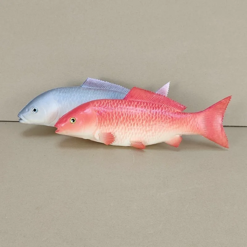 Pu Fake Carp Seafood Simulation Food Fish Model Kid Toys Model Kitchen Decoration Props Teaching Materials Teaching Aids 2021