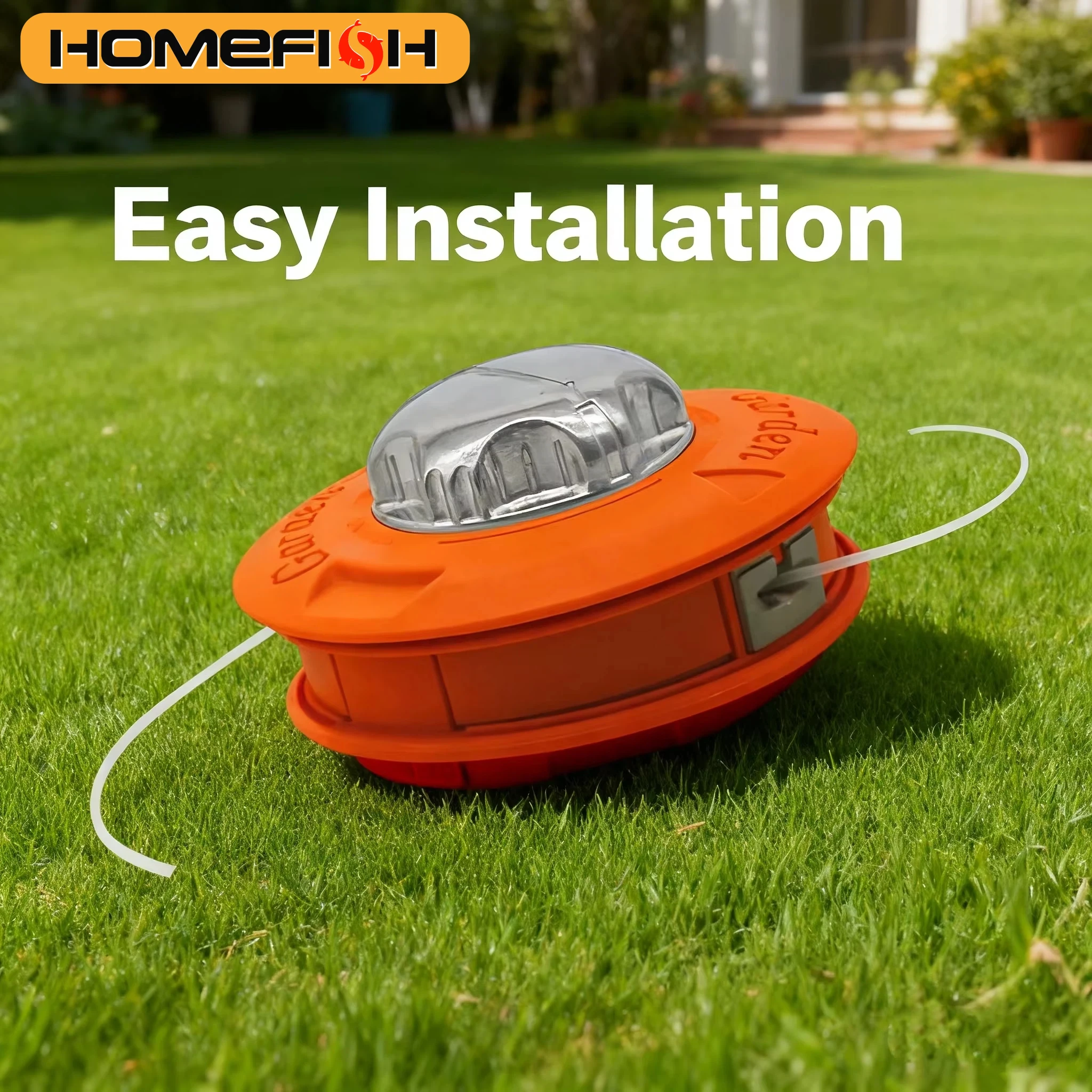 Cabezal de corte Universal M10, carrete de corte de césped de 2 líneas de nailon y aluminio para cortacésped, 1 ud.