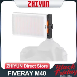 ZHIYUN FIVERAY M40 Handheld Pocket Light Photo Video 40W LED Lights Lamp Fill Light Photography Lighting for Tiktok YouTube Ins