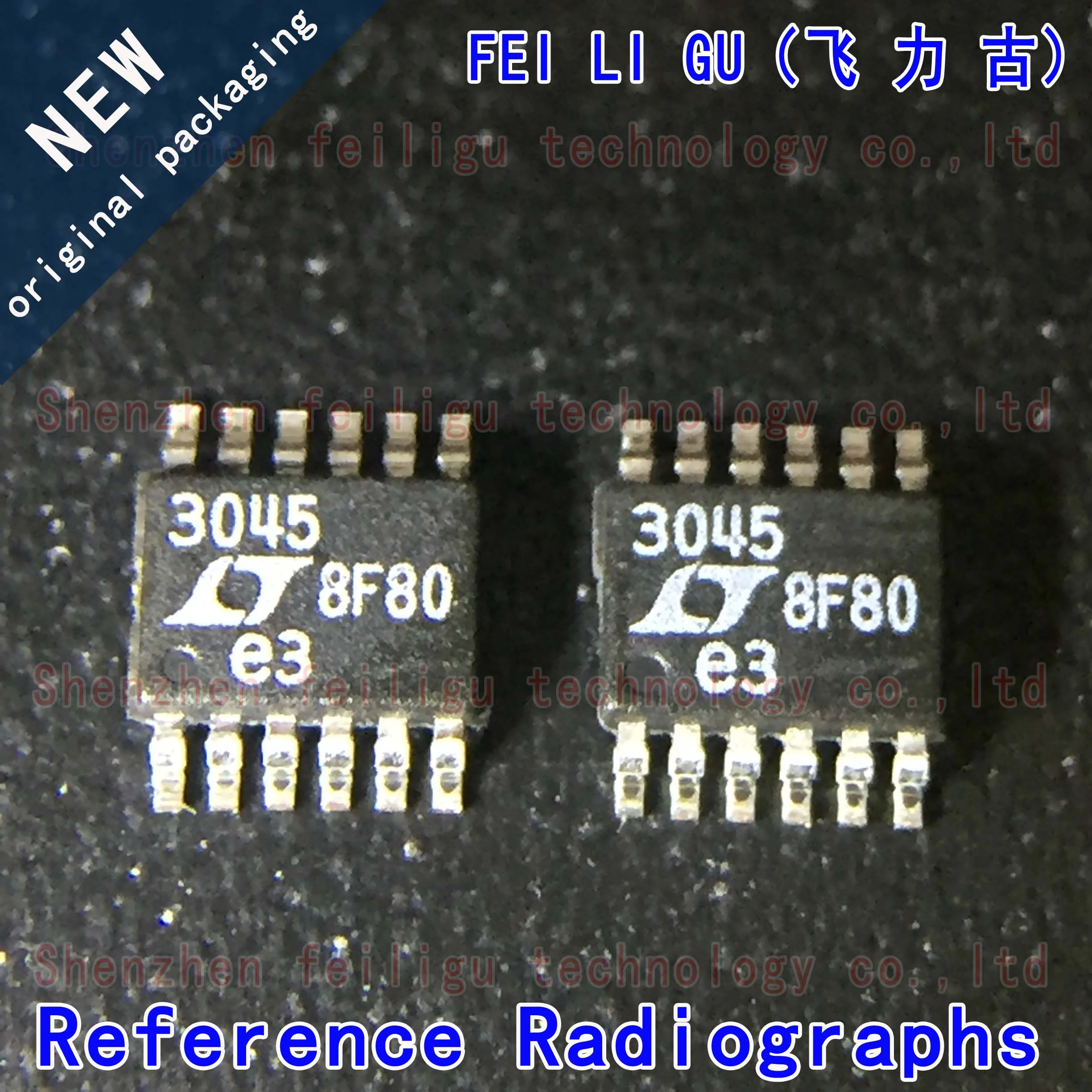 

1~30PCS 100% New Original LT3045EMSE LT3045IMSE LT3045HMSE LT3045 Silkscreen:3045 Package:MSOP12 Linear Regulator Chip