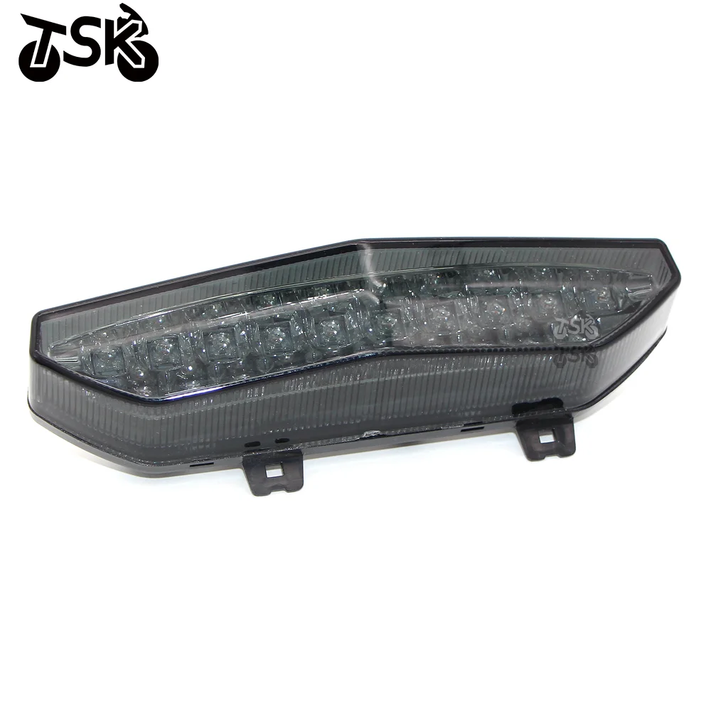 Pour KAWASAKI ZX6R ZX636 2007-2008 Feu arrière LED clignotant ZG14 Concours 2008-2018 Feu arrière ZRX1200 Daeg 2010-2016