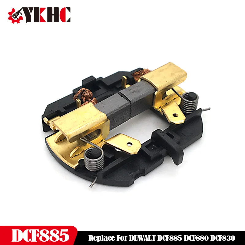 1Pc Carbon Brush Holder With Brushes 9.5x7x6mm Replace For DEWALT DCF885 DCF 885 830 880 N187232 Driver Impact Accessories Tool