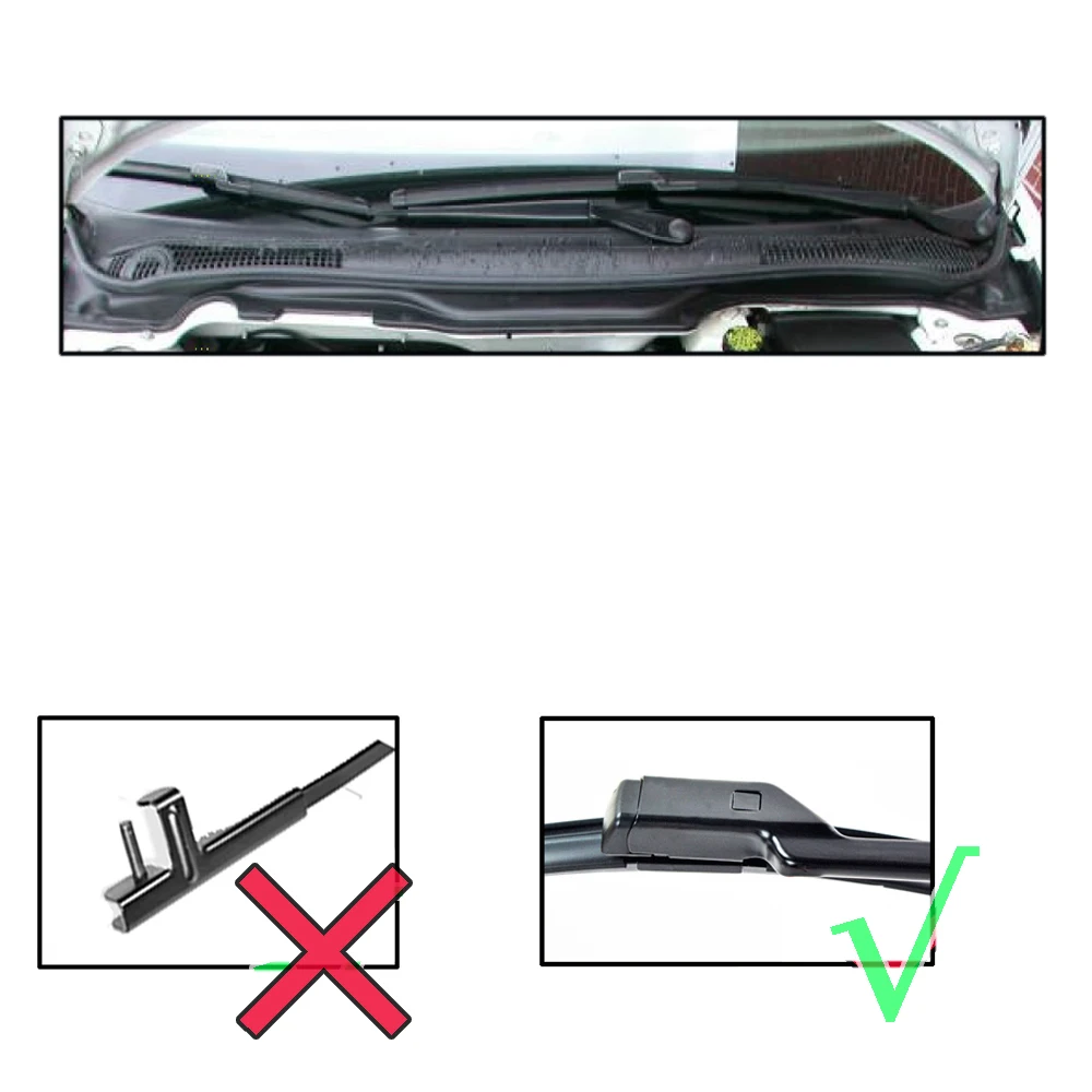 Car Windshield Windscreen Wiper Blades For Volvo V50 Wagon 2007 2008 2009 2010 2011 2012 2013 Front Rear Window Wiper Blades