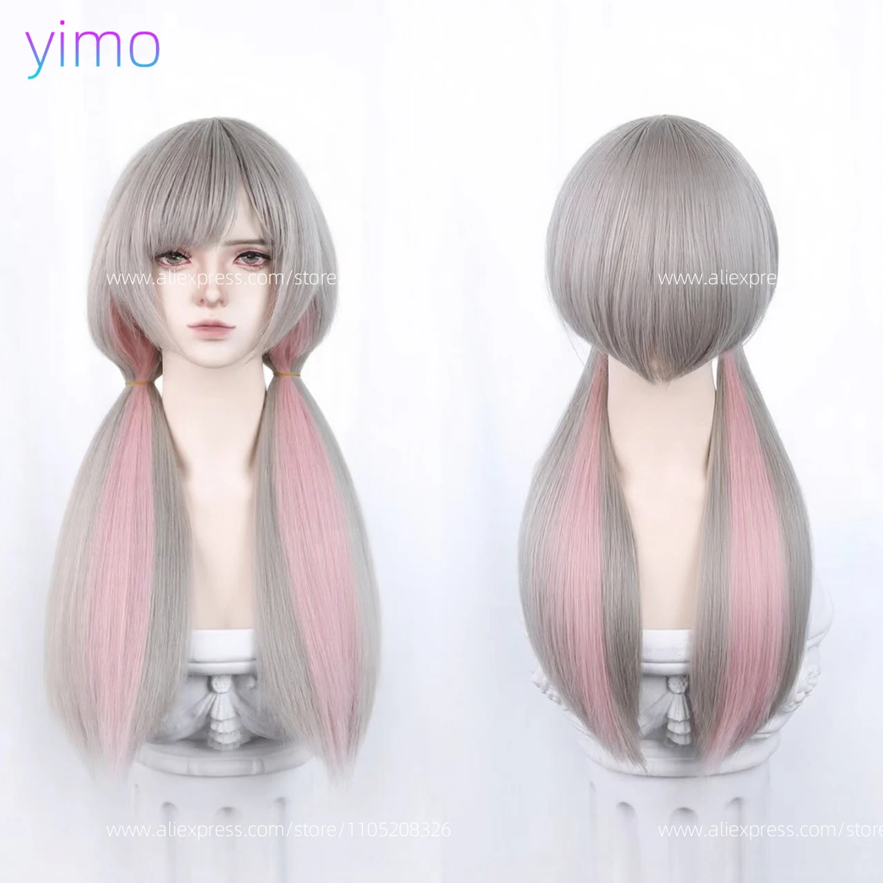 Zood toop yad Judy Hopps oficial de policía antropomórfico Anime Cosplay peluca Halloween carnaval fiesta disfraz