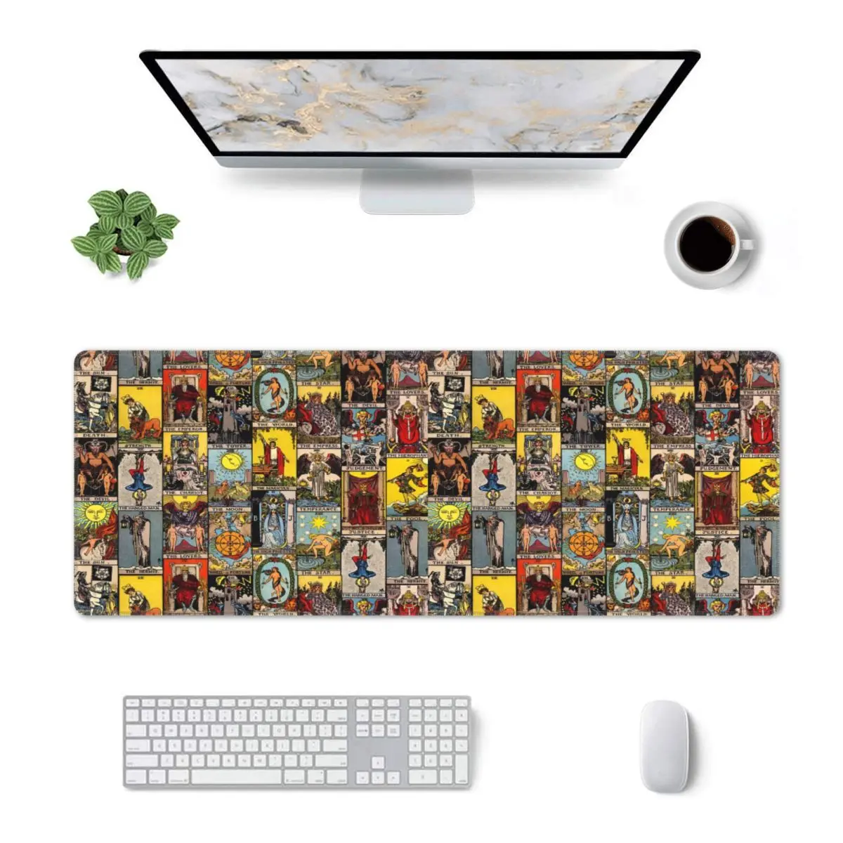 Large Mouse Pad The Major Arcana Of Tarot Gamer PC Laptop Mats Keyboard Carpet Computer Gaming Office Accessories Desk Mat