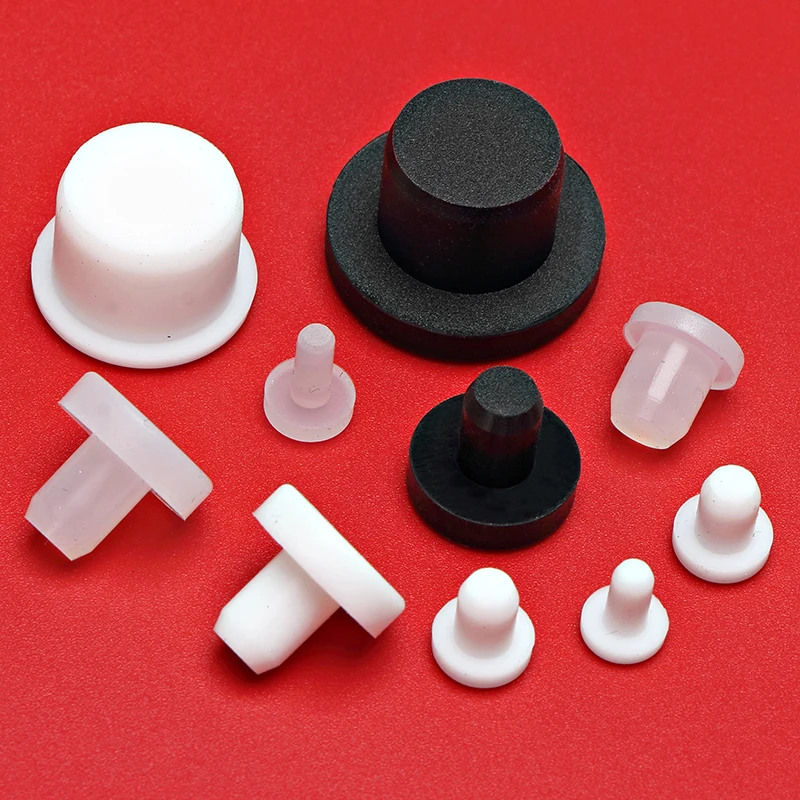 Rubber plug Silicone Cover Shield Plugs Inner Hole Ring Dust Joint Cap Round Pipe Washer Stopper Threaded Soft Match Sleeve PVC