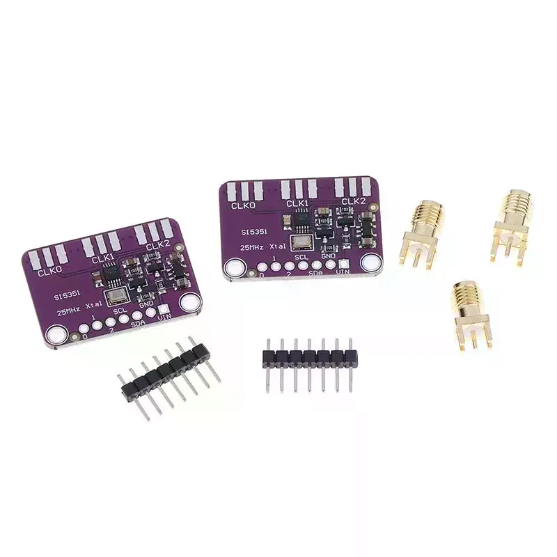 DC 3V-5V Si5351A Signal Generator Clock 8KHz-160MHz I2C Si5351 Clock Generator Breakout Board Module