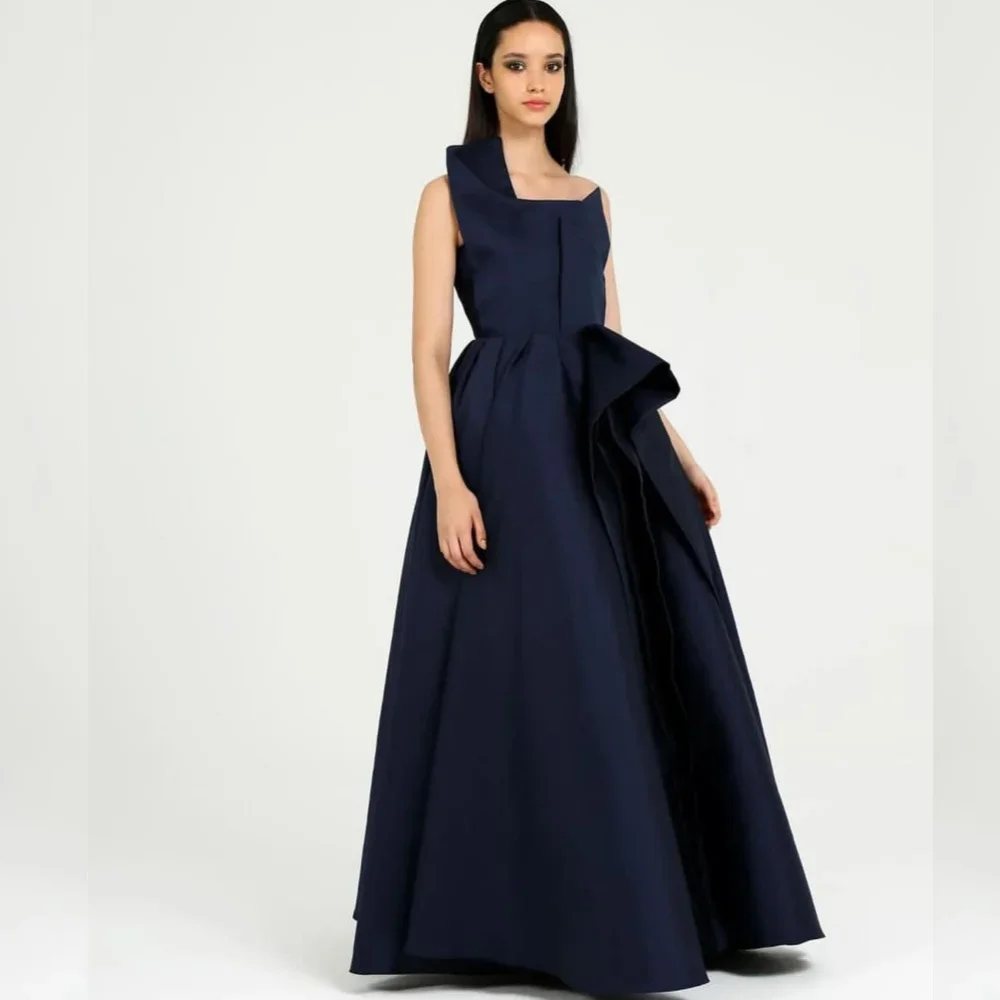 

Customized Jersey Ruched Quinceanera A-line Strapless Bespoke Occasion Gown Long Dresses